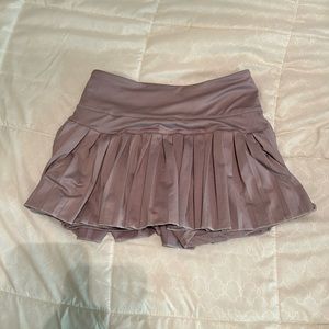 Purple Gold Hinge Tennis Skirt